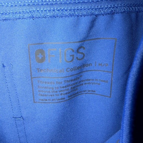 *PRICE OBO* FIGS Women's Ceil Blue Zamora™ - Medium Petite Jogger Scrub Pants - Picture 4 of 8